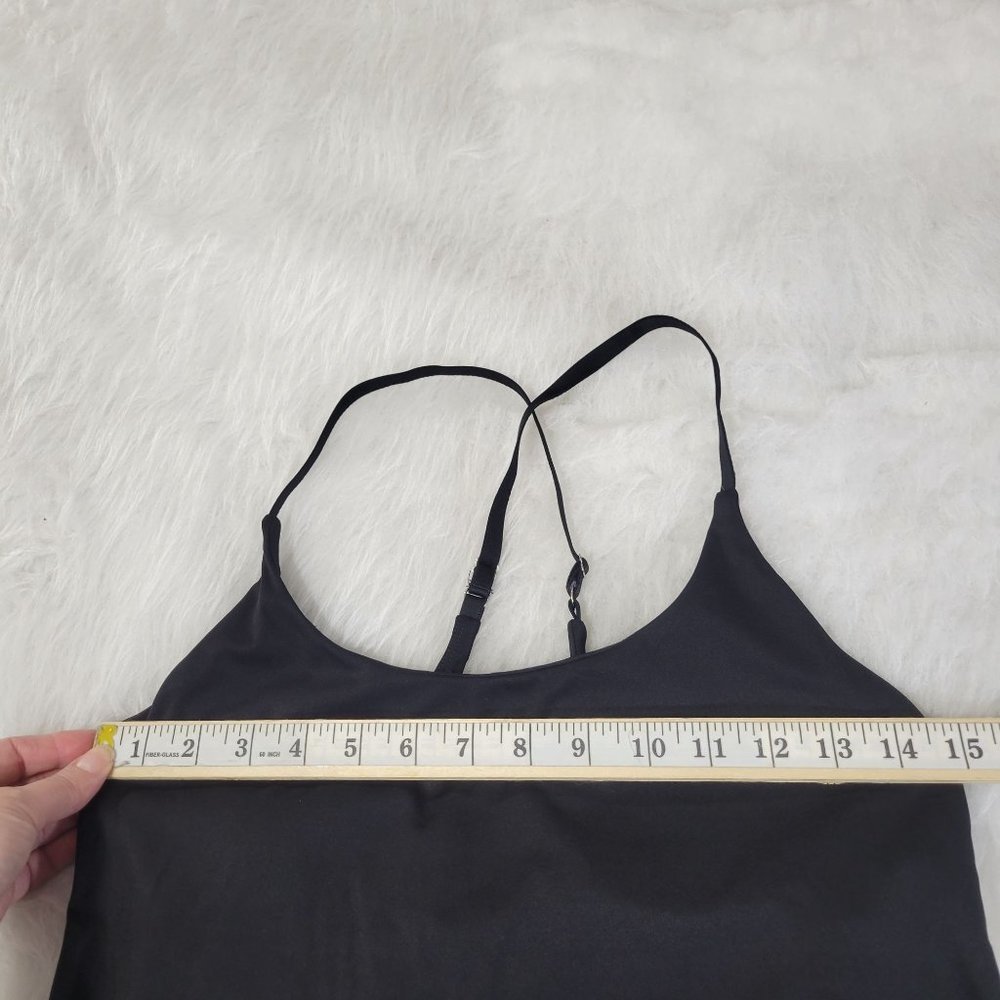 Iuga Black Lined Athletic Racerback Tennis Dress w/ Shorts & Bra Small - Picture 9 of 13